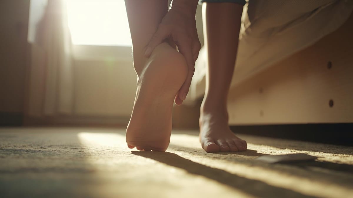 50대 여성의 발 통증, 단순 노화가 아니다! 발바닥 통증의 진짜 원인 [1편]