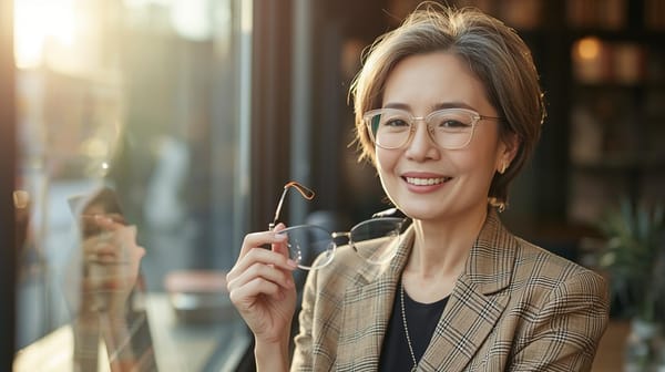 '나이 듦'이 아닌 '세련됨'을 위한 안경 선택 가이드